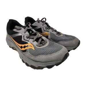 Saucony Excursion TR 16 Men's Size 10 Gray Trail Running‎ Shoes Outdoors Hiking